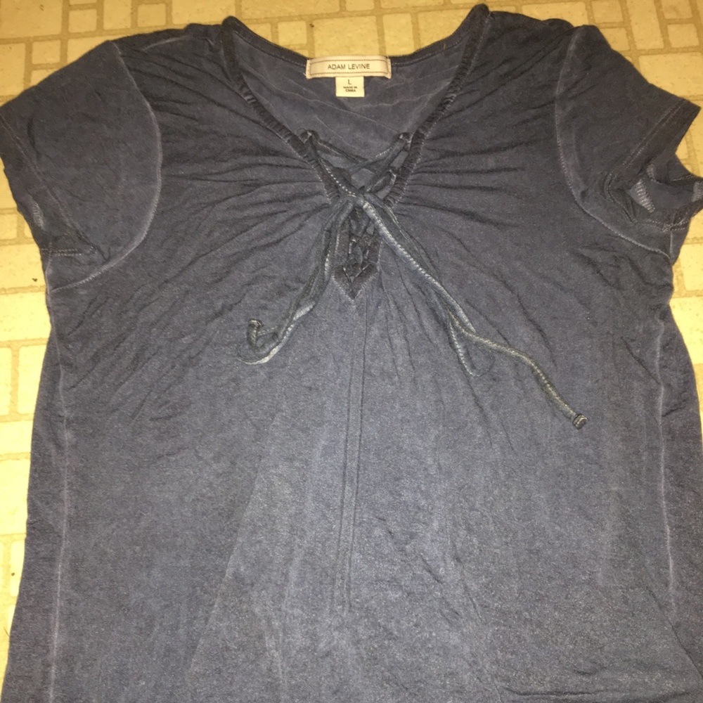 Lace up front t-shirt